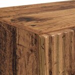 vidaXL Meuble TV mural Bois Ancien 59 5 x 31 x 80 cm Bois d'ingénierie