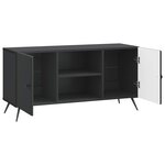 vidaXL Meuble TV 102 x 34 5 x 50 cm Noir Bois d'ingénierie