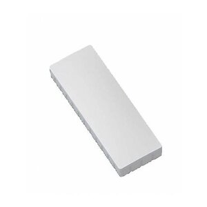 Boite de 10 Aimants MAULsolid 54x19 mm Puiss. 1 kg Blanc MAUL
