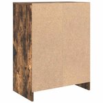 vidaXL Buffet chêne fumé 57x34x76 cm bois d'ingénierie