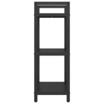 vidaXL Étagère Chêne noir 56 x 34 x 96 cm Bois d'ingénierie