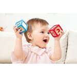 Hape E0131 - Blocs à empiler en silicone et bois