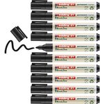 Marqueur Permanent 21 Ecoline noir 1 5-3 mm x 10 EDDING
