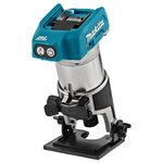 Makita fraiseuse de dessus et bords 18 v bleu et noir