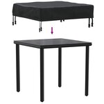 vidaXL Housse pour mobilier d'extérieur 72 x 72 x 15 cm