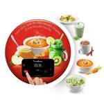 Moulinex lm924500 blender chauffant soup&plus 2l rouge