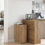 vidaXL Armoire d'apothicaire chêne artisanal 20 x 45 5 x 60 cm