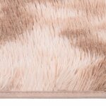 Vidaxl tapis à poils longs crème 170x120 cm