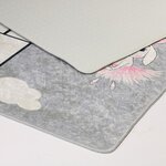 Tapis enfant Marelle 120 x 160 cm - Gris