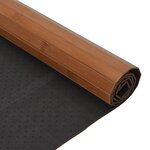 vidaXL Tapis rectangulaire marron 60x100 cm bambou