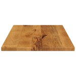 vidaXL Dessus de table 80x70x3 8 cm rectangulaire bois massif manguier