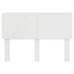 vidaXL Tête de lit Blanc Brillant 150 cm Bois d'ingénierie