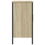 vidaXL Armoire lavabo de salle de bain chêne sonoma 60x30x60 cm