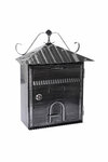 Boîte aux Lettres en Métal  Rustica D-2204  Style Vintage  Décoratif  Noir