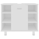 vidaXL Armoire de salle de bain Blanc 60x32x53 5 cm Bois d'ingénierie