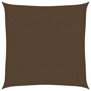 vidaXL Voile d'ombrage 160 g/m² Marron 2 5x2 5 m PEHD