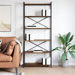 vidaXL Bibliothèque Bois ancien 80 x 30 x 188 cm Bois d'ingénierie