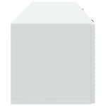 vidaXL Meuble TV mural Blanc 98 x 31 x 30 cm Bois d'ingénierie