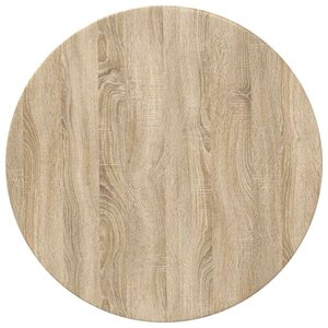 vidaXL Plateau de table Chêne sonoma 70 x 70 x 1.5 cm