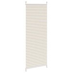 vidaXL Store plissé 60x100 cm Crème