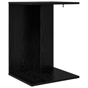 vidaXL Table d'appoint Chêne noir 45 x 40 x 62 5 cm Bois d'ingénierie