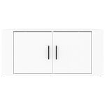 vidaXL Table basse Blanc 80x50x36 cm Bois d'ingénierie