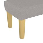 vidaXL Banc Gris clair 70x30x30 cm Tissu