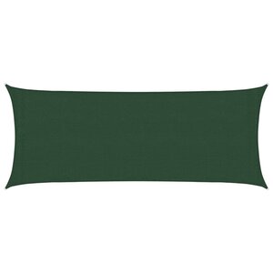 vidaXL Voile d'ombrage 160 g/m² Vert foncé 2x5 m PEHD