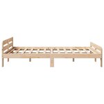 vidaXL Cadre de lit sans matelas 150x200 cm bois de pin massif