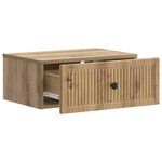 vidaXL Cabinet de chevet 2 Pièces Chêne artisanal 49 x 34 5 x 20 cm