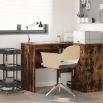 vidaXL Bureau Chêne fumé 102 x 50 x 75 cm Bois d'ingénierie