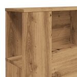 vidaXL Armoire de tête de lit chêne artisanal 160x18 5x103 5 cm