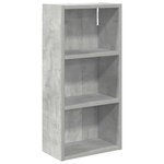 vidaXL Armoire murale de salle de bain Gris Béton 30 x 16 x 62 5 cm