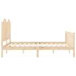 vidaXL Cadre de lit sans matelas 160x200 cm bois massif de pin
