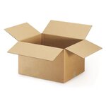 20 cartons d'emballage 20 x 15 x 9 cm - Simple cannelure