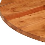 vidaXL Dessus de table Ø90x3 8 cm rond bois massif d'acacia