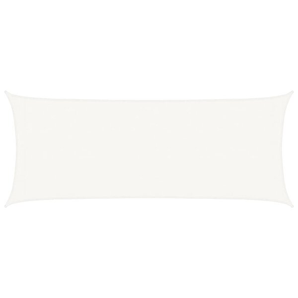vidaXL Voile d'ombrage 160 g/m² Blanc 2x5 m PEHD