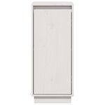 vidaXL Buffet Blanc 31 5x34x75 cm Bois massif de pin