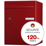 Boite à colis atout 1 porte rouge ral 3004 b
