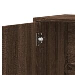 vidaXL Buffets 2 Pièces chêne marron 60x31x70 cm bois d'ingénierie