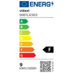 Vidaxl lampe led d'extérieur 9 w noir ovale