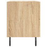 vidaXL Table de chevet chêne sonoma 40x35x47 5 cm bois d’ingénierie