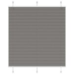 vidaXL Store plissé anthracite 115x100 cm largeur du tissu 114 4 cm