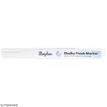 Chalky Finish Crayon de marquage  blanc  Pointe ronde 2 - 4mm  avec soupape