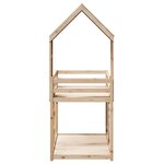 vidaXL Lit superposé sans matelas 75x190 cm bois de pin massif