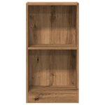 vidaXL Bibliothèque chêne artisanal 40x24x76 cm bois d'ingénierie