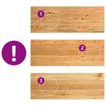 vidaXL Marches d'escalier 16 Pièces marron clair 70x30x2 cm chêne massif