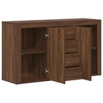 vidaXL Buffet Chêne marron 120 x 36 x 69 cm Bois d'ingénierie
