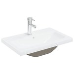 vidaXL Ensemble de meubles de salle de bain 3 Pièces gris béton