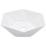 vidaXL Lavabo 41x36 5x12 cm Céramique Blanc
